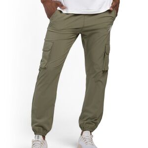 New Balance Green Cargo Pants Relaxed Fit